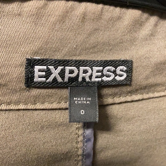 EXPRESS Moto Jacket Brown Taupe - Picture 2 of 2